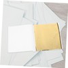 LALAFINA 200pcs Gold Leaf Flakes Foil Sheets for Painting Gilding