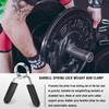 AONAYO Pack of 4 dumbbell clasps, 30 mm, dumbbell quick