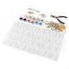 Crystal Epoxy Mold Kit DIY Alphabet Number Silicone Mould Necklace