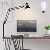 juttilax Swing Arm Desk Lamp for Home Office 360°Adjustable,Tall Metal
