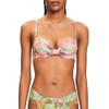 ESPRIT Bikini Top with Padded Underwired Cups and Print, 640/Coral