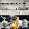 Semi Automatic Whisk, Whisks Stainless Steel for Kitchen,Mixing Stainless Steel