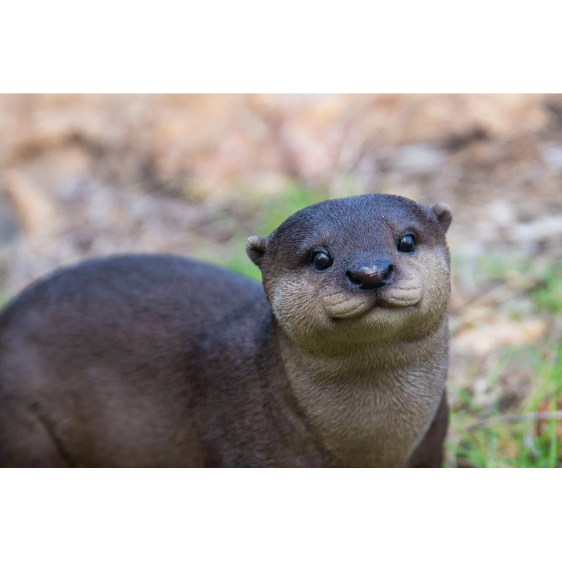 Hi-Line Gift Ltd. Standing Otter Garden Statue Life Size Yard