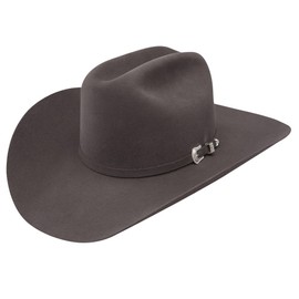RESISTOL Tucker 3X Wool Felt Cowboy Hat Granite Grey