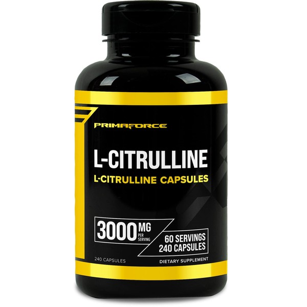 Primaforce Primaforce L-Citrulline 3000mg, 240 Capsules, 60 Servings