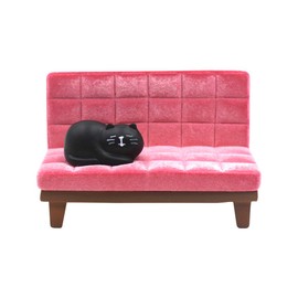 Bolley Joss Desk Cell Phone Holder Stand Pink Sofa with Cute Cat Kitty for Office Free You Hands Home Ornament