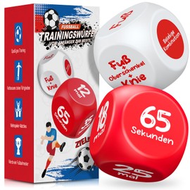 HappyKidsClub Football Training Accessories Gifts Boys (2 Pieces), Football Gifts Toy for Boys Girls 3-15 Years, Fun Football Training Game for Children, Teenagers & Adults