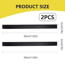 2 Pcs Replacement Blades for Karcher Window Vac Rubber Lips Large 280MM Professional Window Squeegee Rubber Replacement Blades Accessories Compatible with WV1 WV2 WV5 WV50 WV55 WV60 WV75