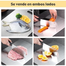 Tabla De Cortar De Cocina,Tabla De Cortar Acero Inoxidable,Tablas De Cortar De Acero Inoxidable De Grado Alimenticio Con Asa,Utensilios De Cocina...  