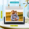 ZEEYUAN 5x7 Desktop Photo Album Acrylic 5x7 Desk Flip Photo
