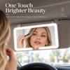 LED Car Sun Visor Makeup Mirror for On-the-Go Grooming –