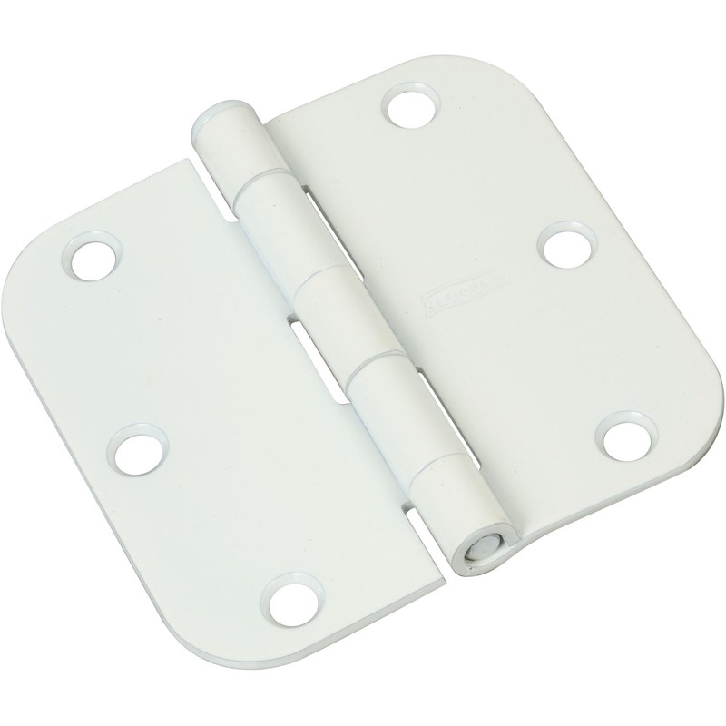 National Hardware N830-337 Door Hinge, 3.5-Inch, White, 3-Pack