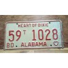 Vintage 1980 ALABAMA License Plate Antique Car Tag