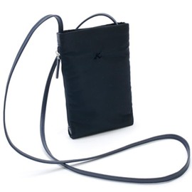 Kitamura P-0645 Smartphone Shoulder Thin Gusset Crossbody Bag, Dark Blue [Navy] 101