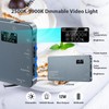 ENEGON 4000mAh Rechargeable Mountable Bicolor LED Video Light with Mini