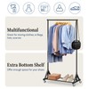 SLEEPING LAMB Heavy Duty Clothes Rack, Rolling Clothing Racks for