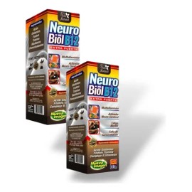 2 Pack Neurobiol B12 Suplemento Complejo B Tónico 1lt Sabor Sin Sabor                                                                                 