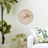 Whitehall Products Crab Sealife Clock, Limestone