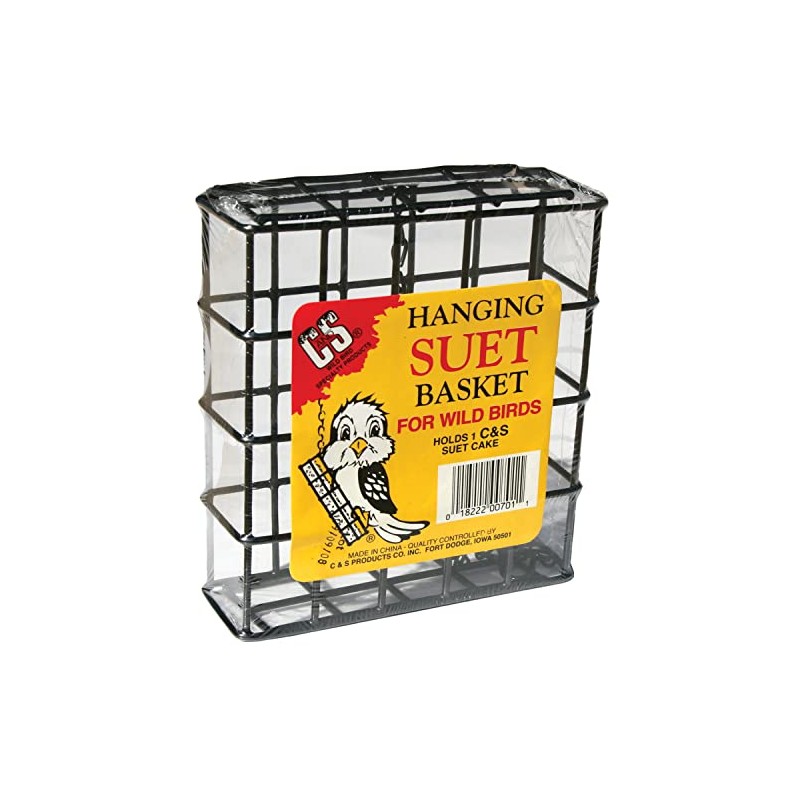 C&S Wild Bird Suet Basket, 1.5" D x 4.5" W