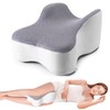 Bushora Knee Pillow for Side Sleepers,Ergonomic Leg Support Pillow with