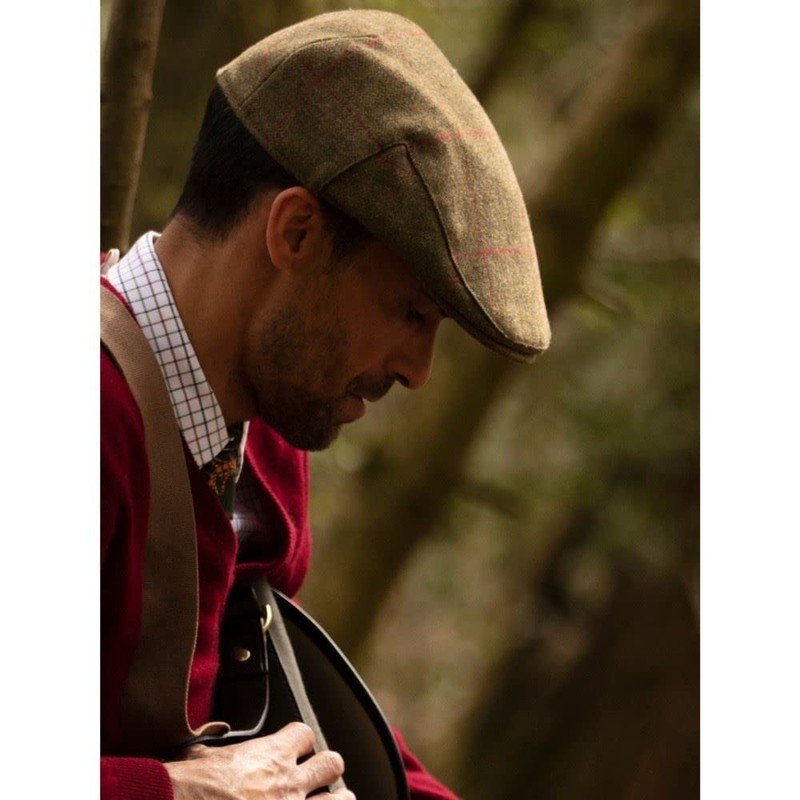 WALKER AND HAWKES - Green Sage Premium Derby Tweed Teflon