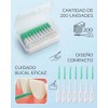 200 Cepillos Interdentales, Cepillos Interdentales Gum, Limpieza Dental Profunda, Para