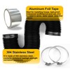 Premium 4-Inch Dryer Vent Hose - 8ft Long Flexible Duct