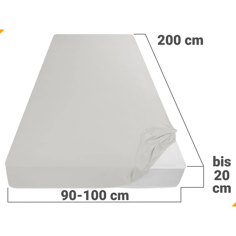 Npluseins Micro-fibre Fitted Sheet – Breathable and Suitable for Allergy
