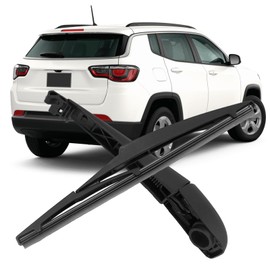Rear Windscreen Wiper Compatible with Jeep Compass 2017-2022, for Toyota Rav4 2013-2018, Rear Windscreen Wipers for Toyota Highlander 2020-2021, Car Rear Windscreen Wiper, Black