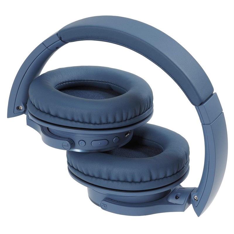 Audio-Technica ATH-SR30BT BL Headphones, Bluetooth Wireless Headphones with Mic, Up