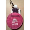 ALDI Quarter Slot Waffle Shaped Key Fob Chain Ring Tag