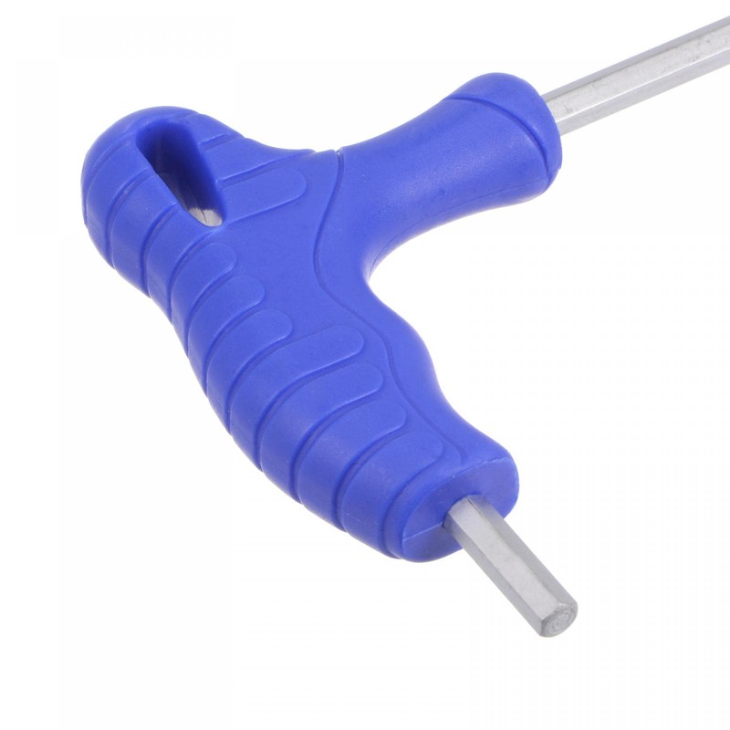 sourcing map 4mm Hex Key T-Handle Dual End Wrench Spanner,