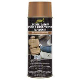SM Arnold Refinishing Spray Paint - LIGHT BROWN 11 Oz. - For Leather, Carpet, Vinyl, Metal, Plastic, Polycarbonate, Polypropylene, Acrylic, Lexan, Fiberglass | Pro Grade Aerosol Refinisher