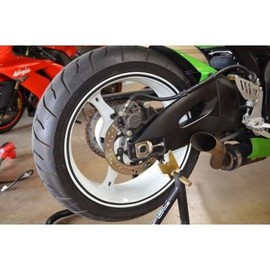 StickersLab - Carbon Effect Motorcycle Wheel Rims Sticker Strip 7mm x 6m