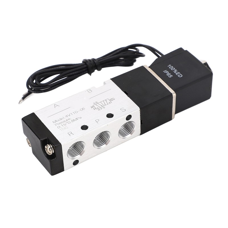 Pneumatic Solenoid Valve with Wire 2 Position 5 Way IP65