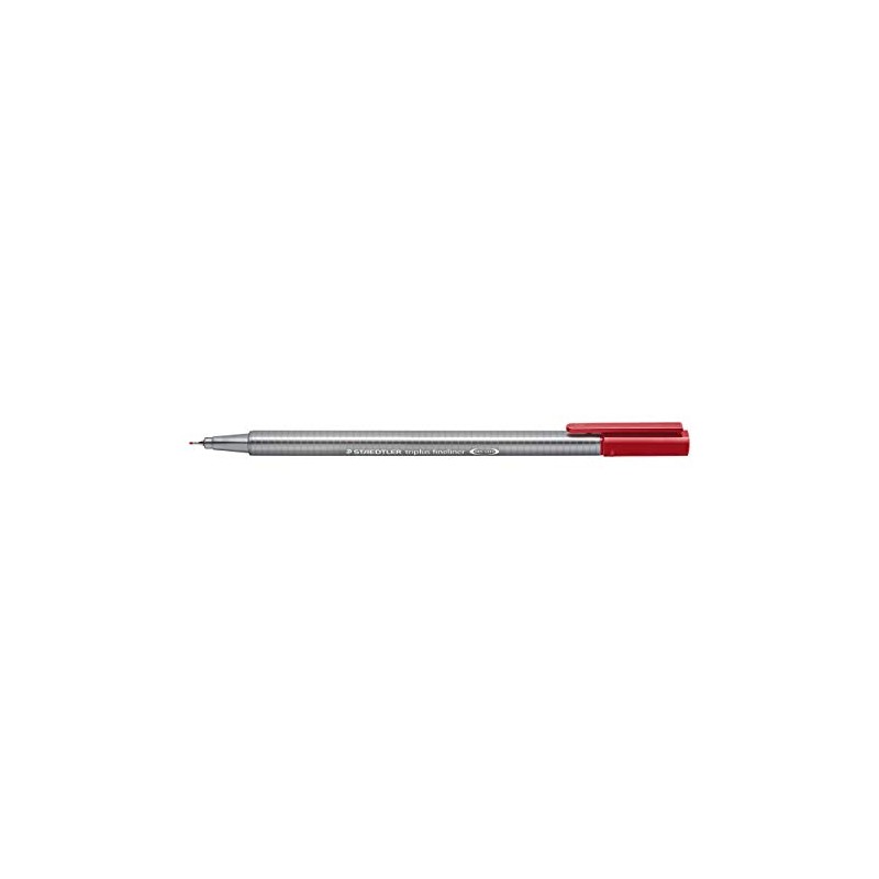 Staedtler Triplus Fineline 334 – Superfine Tip 0.3 mm Crimson