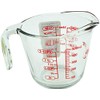 Anchor Hocking 2 Cup (16 Ounce) Glass Measuring Cup, clear