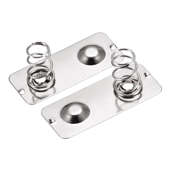 MECCANIXITY Battery Spring Plate AA Batteries Spring Contact Nickel Plate