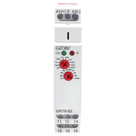 Delay Turn Off Time Relay, IGEYAPA 16A Adjustable Single Function Electronic Timer Relay in Din Rail, 0.1s-10 Days Wide Range Delay Automation Time Universal Voltage GRT8 ACDC 12V 240V