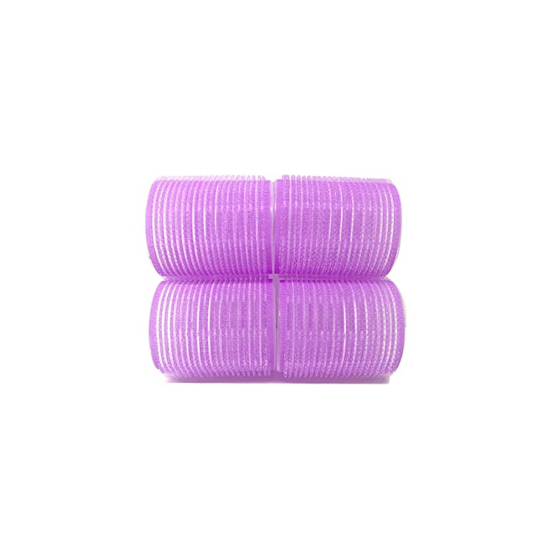 X-Large Self Stick Hair Grip Curlers Rollers -4PC ASSORTED
