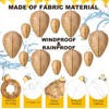Qualirey 4 Pcs Wasp Nest Decoy Fake Nest Waterproof Wasp