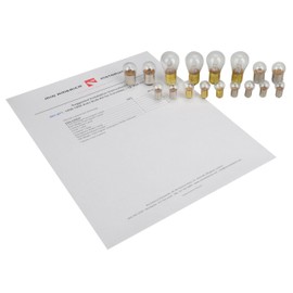 Mid America Motorworks 1958-1959 Corvette Light Bulb Kit 12 Volt 17 Pieces