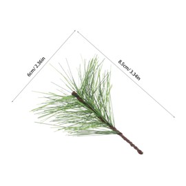 ULTECHNOVO 60pcs Faux Pine Branches Realistic Pine Needles for Christmas Trees Wreaths and DIY Crafts for Home Decor Weddings and Seasonal Arrangements