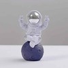 Cute Small Astronaut Figurines,Spaceman Statue Decor for Living Room Bedroom