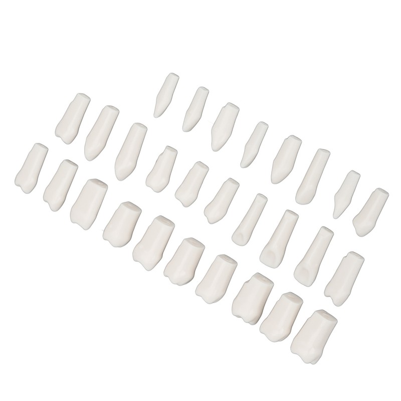 28Pcs Removable Teeth Piece Durable Plastic Removable Design False Teeth