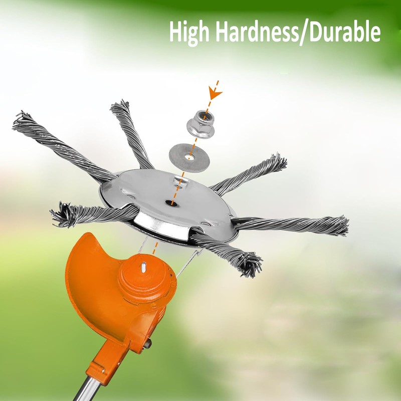 2026 New Universal Steel Wire Grass Trimmer Head,6 Size Steel