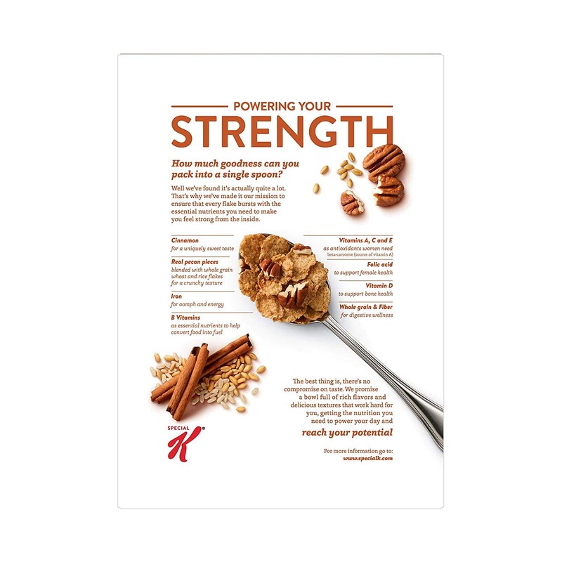 Special K Cereal Cinnamon Pecan, 12.1 oz