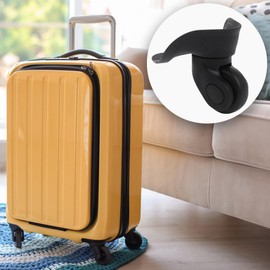 Mxfans Luggage Mute Wheels Right Plastic & Metal Wear-resistant Replacement W041-L