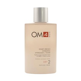 Organic Male OM4 Dry Step 2: Desert Springs Hydrating Aftershave + Toner, Mens Ultra Hydrating Toner