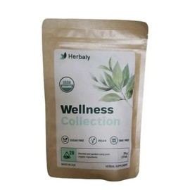 Herbaly Wellness Collection Tea - Vegan Gluten free,70 g, 28 Count Bag ( 1 Pack)